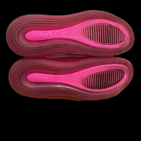 Nike Air Max 720 White Pink Rise Lazer Fuchsia Athletic Shoes Sneaker Size 6.5 - Picture 10 of 16